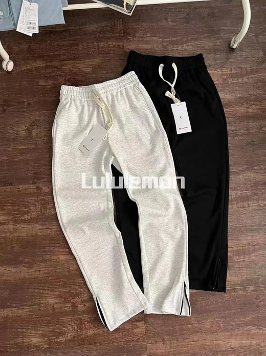 露露SteadyState24新款拉链裤脚宽松直筒棉质卫裤 商品图1