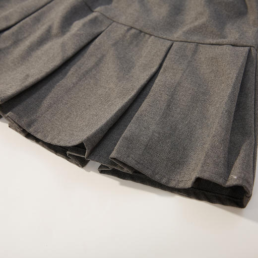 笛莎女童半身裙2024冬季新款甜酷百褶半裙 商品图2