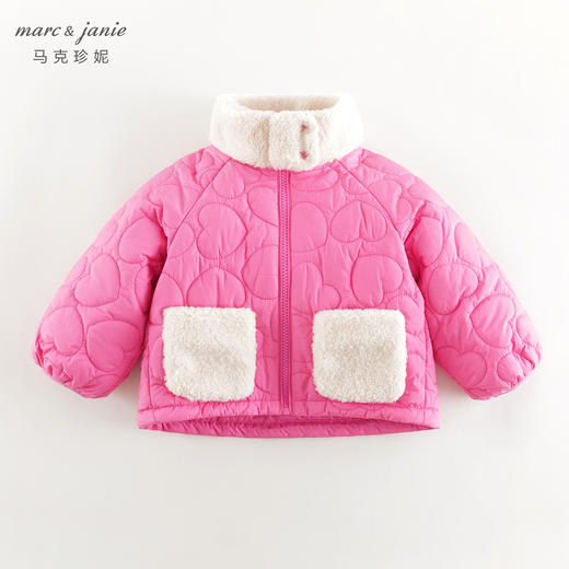 【三防】马克珍妮女童宽松时尚绗棉外套儿童棉服冬装新款241227 商品图0