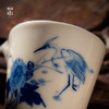 问鼎器度汝窑鹅黄青花露华公杯（鹤舞牡丹）（缺货） 商品缩略图1