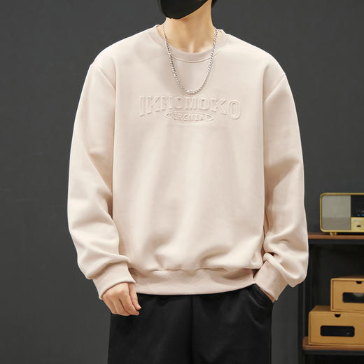 【新款DYY】大依优型大码圆领卫衣男宽松休闲上衣胖子加肥加大男士潮流 商品图2