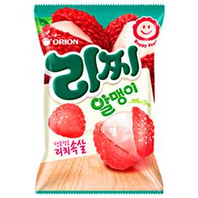 好丽友荔枝颗粒软糖67g오리온 리치 알맹이 젤리