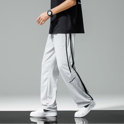 【新款DH】大依优型大码直筒休闲裤加肥加大男装弹力舒适胖子肥佬百搭运动裤潮流 商品图5