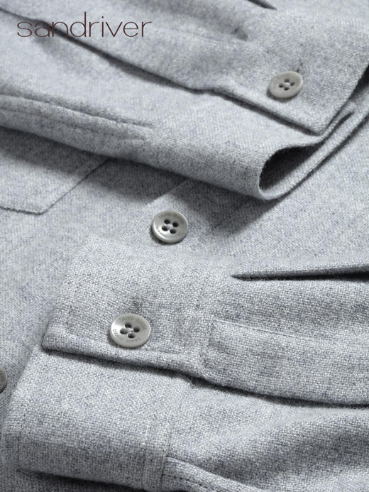 西藏羊绒衬衫男女同款SJF96M322N 商品图6