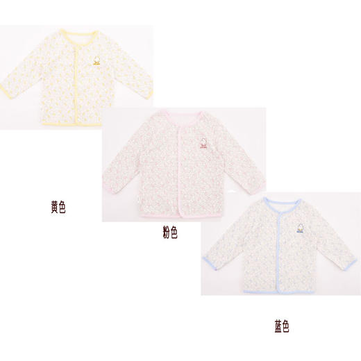 棉果果春秋季有机棉纱内衣对开T恤M101141220041 商品图0