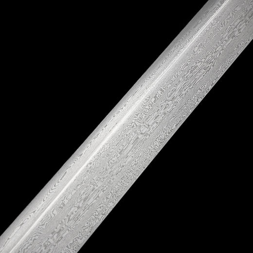 断玉刀 汉唐刀剑 花纹钢唐横刀剑 龙泉沈广隆宝剑 手工一体刀剑 收藏传统刀剑 非遗刀剑 未开刃 商品图6