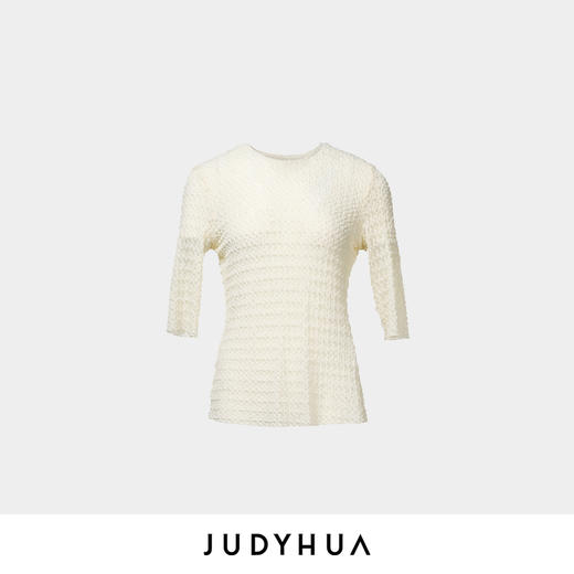 JUDYHUA 苔藓系列肌理短袖上衣 商品图4