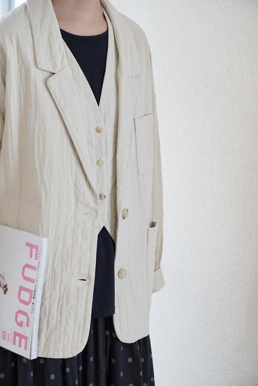 elsa esturgie 双材质马夹（后片采用轻柔法兰绒） 商品图8