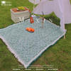 ins小清新野餐垫 露营桌布 户外草坪防潮地垫 帐篷装备毯子披肩台布 商品缩略图0