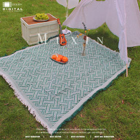 ins小清新野餐垫 露营桌布 户外草坪防潮地垫 帐篷装备毯子披肩台布