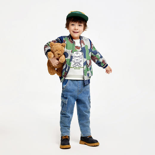 男童秋冬型暖外套安奈儿童装实体店同款XB435557 商品图3