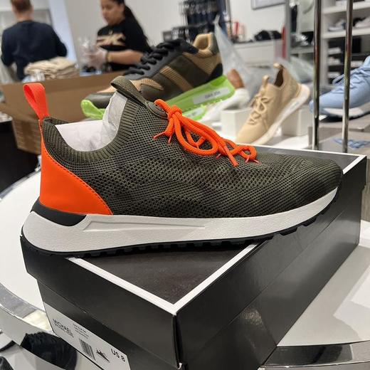 Michael Kors/MK 男士袜套式低帮系带透气飞织鞋运动鞋 商品图1
