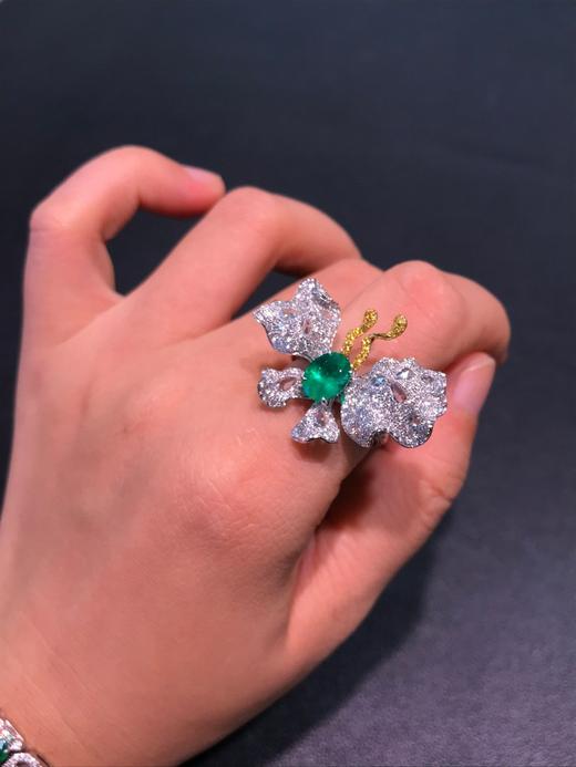 祖母绿戒指0.98克拉 商品图1