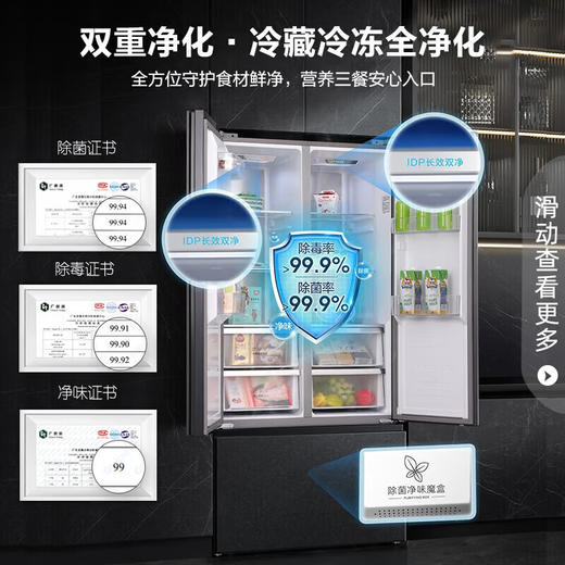 容声冰箱536升三循环冰箱BCD-536WD16HPA 商品图4