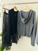 【必入单品】噢蜜ooomeooo戴帽双拉链羊毛开衫“显瘦十斤” 商品缩略图2