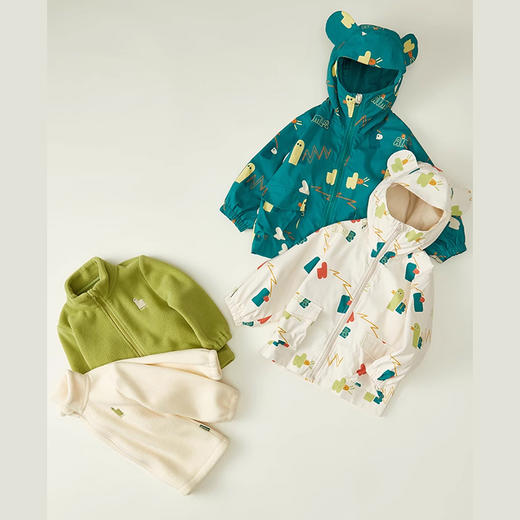 裁缝学苑TQ121儿童防水三合一冲锋衣纸样童装男女童外套做衣服打版裁剪样板 商品图4