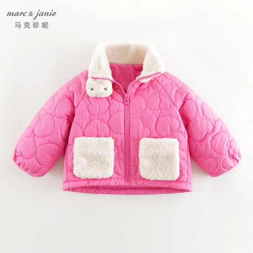 【三防】马克珍妮女童宽松时尚绗棉外套儿童棉服冬装新款241227 商品图1