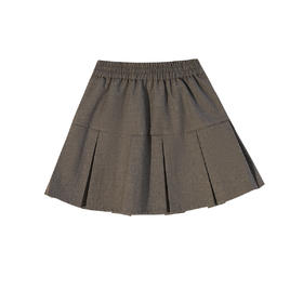 笛莎女童半身裙2024冬季新款甜酷百褶半裙