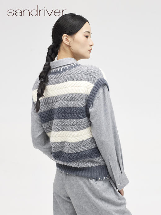 西藏羊绒衬衫男女同款SJF96M322N 商品图5