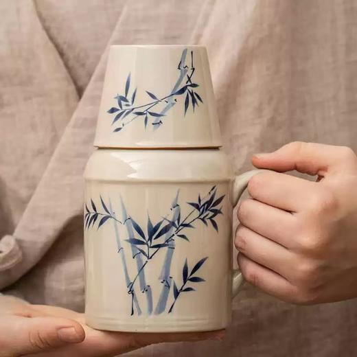 复古万花小暖壶家用带盖泡茶壶茶杯办公室大容量创意陶瓷焖茶杯 商品图1
