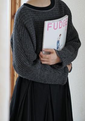 elsa esturgie 不对称毛衣上衣