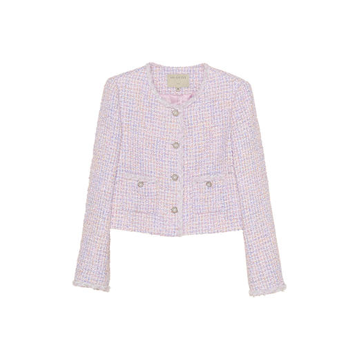 Heydress编织小香风外套女秋季法式温柔优雅气质显瘦短款上衣 商品图4