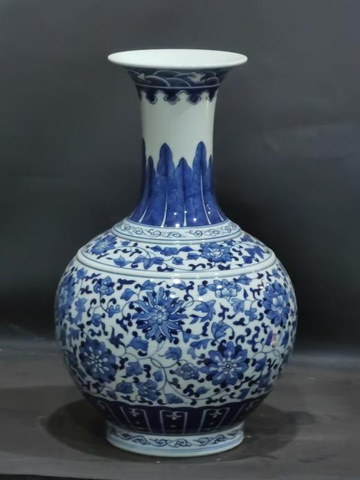 柴窑青花瓶 商品图2