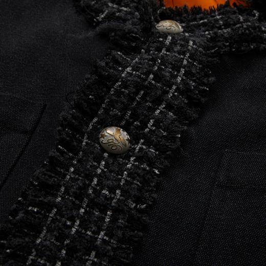 GOODBAI 916 毛边多口袋正肩纽扣外套 商品图4