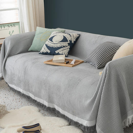 Blanket蔓越家ins风北欧风沙发毯  全盖盖巾沙发巾 万能全包沙发盖布 沙发套罩 商品图2