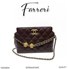 香奶奶  手工坊 链条狮子 腋下包