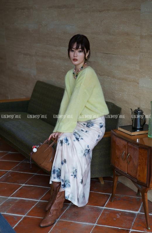 【门店同款】ENJOY秋季时光回廊温柔淡雅吊带裙 159194716 商品图6