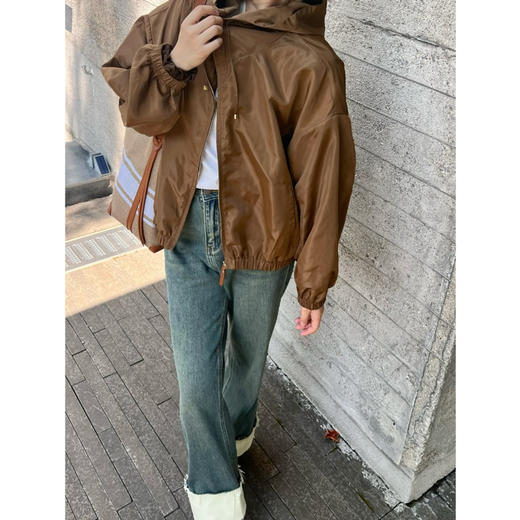 秋季特价🍂2409102   Max 抽绳带帽短外套 商品图1