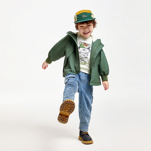 男女童三防保暖外套安奈儿童装实体店同款XM435558 商品图3