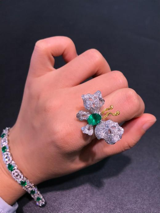 祖母绿戒指0.98克拉 商品图2