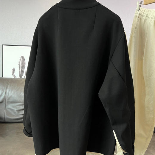 胖mm大码女装开衫时尚夹克外套女欧货设计遮肚显瘦立领卫衣250斤 商品图2