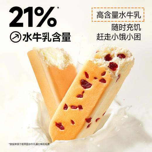 【满口奶香，松软有料！水牛乳蛋白棒面包】碧翠园水牛乳蛋白棒手撕面包 整箱早餐无糖精代餐 懒人零食饱腹食品-QQ 商品图3