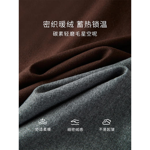 【年终特卖】熙世界复古毛呢半身裙2025秋冬新款通勤气质高腰显瘦a字西装裙 商品图3