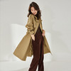 24秋新款气质潇洒经典欧美通勤显瘦日常休闲中长款风衣13301 商品缩略图0
