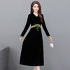 时尚气质，中式高腰连衣裙QYM- YM-24SD59-Y 商品缩略图1
