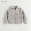 马克珍妮男童城市户外宽松翻领针织衫儿童毛衣2024冬装新款241068 商品缩略图3