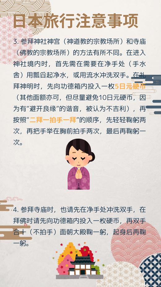 日本旅行注意事项 商品图2