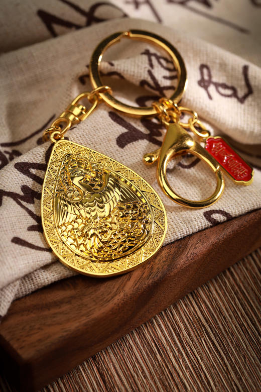 翟纹霞帔金坠钥匙扣 商品图1