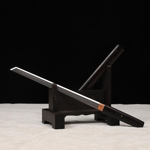 天圆地方陨铁刀 龙泉短剑 礼品短剑 收藏短剑 龙泉沈广隆宝剑 sgl-7106 未开刃 商品图8