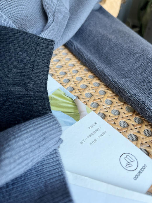 【必入单品】噢蜜ooomeooo戴帽双拉链羊毛开衫“显瘦十斤” 商品图9