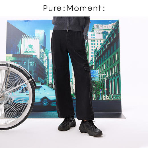 【商场同款】麦檬春秋牛仔长裤4E8351731 商品图0