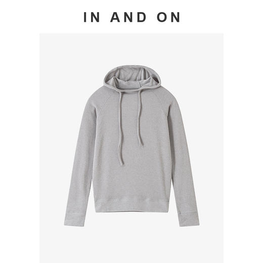 55929  极致穿搭 山羊绒加厚带帽针织卫衣  璞宿  RJ004 商品图1