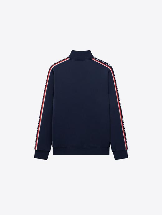 【大都会店】乐卡克 法国公鸡2024春秋季男子休闲立领弹力舒适运动拉链开衫外套 L241MCNB0131 商品图1