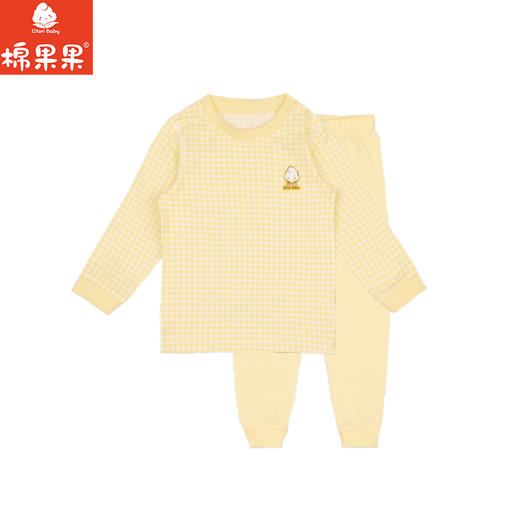 棉果果春秋季有机棉纱内衣上衣裤子套头套装M101302220040 商品图2