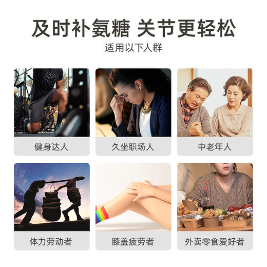 元气达人每日氨糖小红瓶凝胶外用涂抹进口氨糖软骨素红花舒缓膝盖不适植物配方氨糖红花舒缓凝胶护膝宝 商品图4