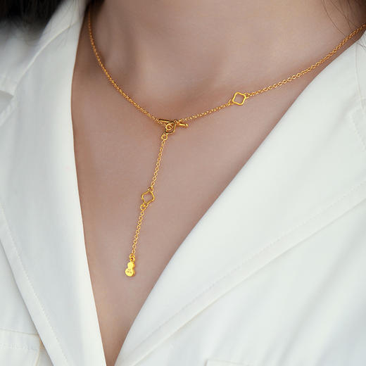 宫匠造办 海棠链素链项链葫芦链 商品图2